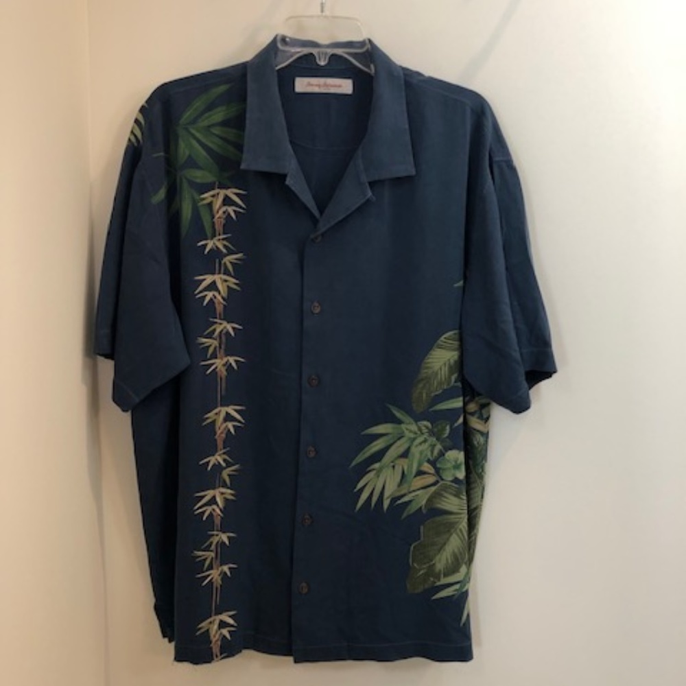 Men's Short-Sleeved Tommy Bahama Shirt - XL